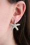 Heliophilia Silver Pendientes de Plata con Circonita